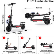 Freego ES11 Pro High-Speed Electric Scooter Dual Motor