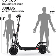 Freego ES11 Pro High-Speed Electric Scooter Dual Motor